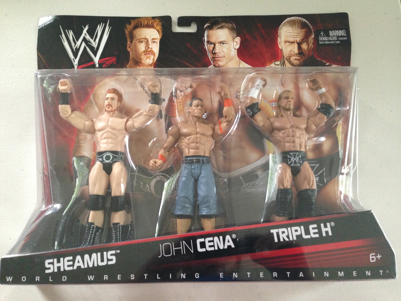 Sheamus John Cena and Triple H