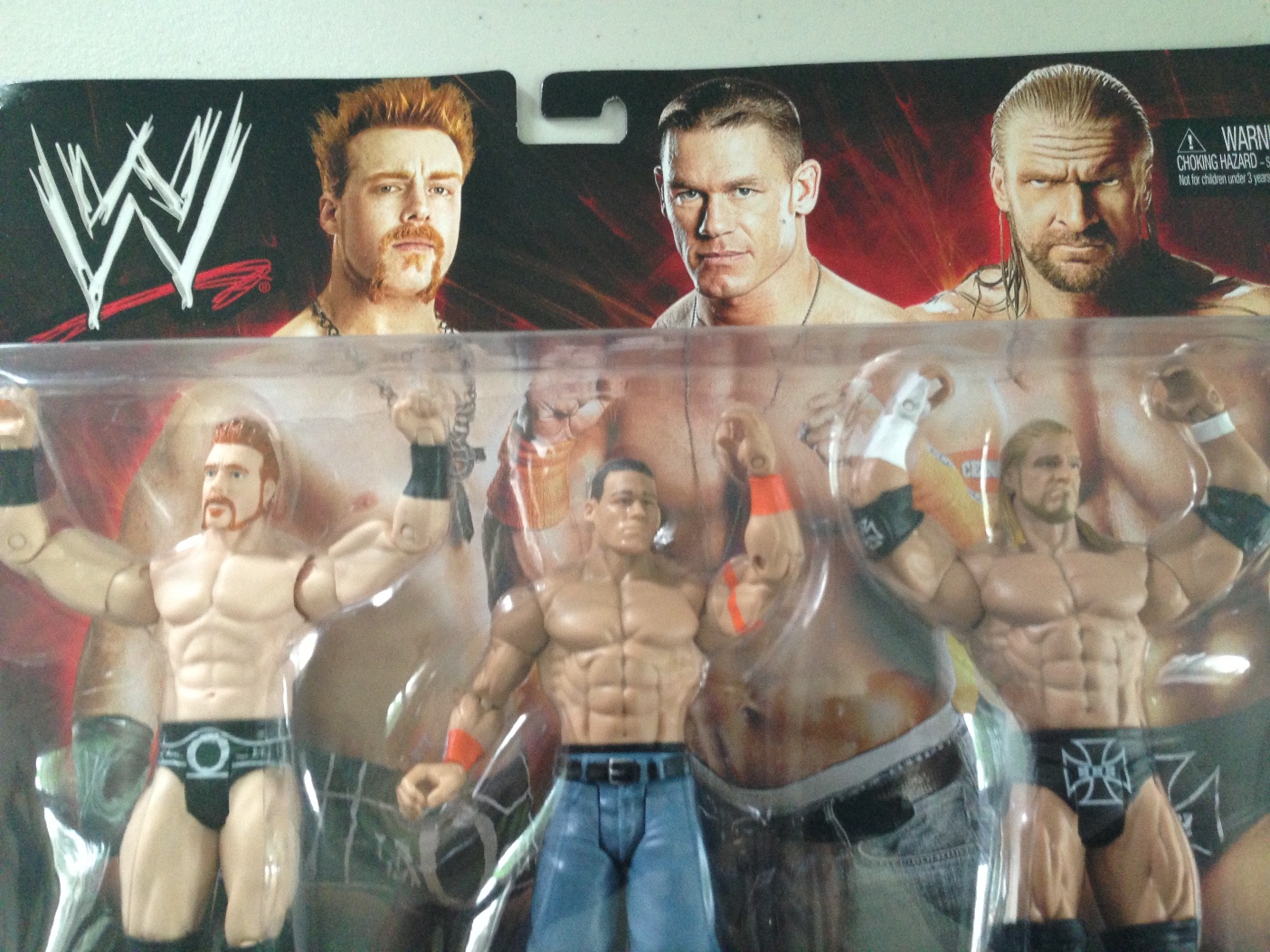Sheamus John Cena and Triple H