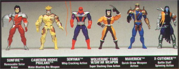Marvel Comics Phoenix Saga Action Figure Uncanny X-Men Toy Biz 1994 neuf dans emballage 