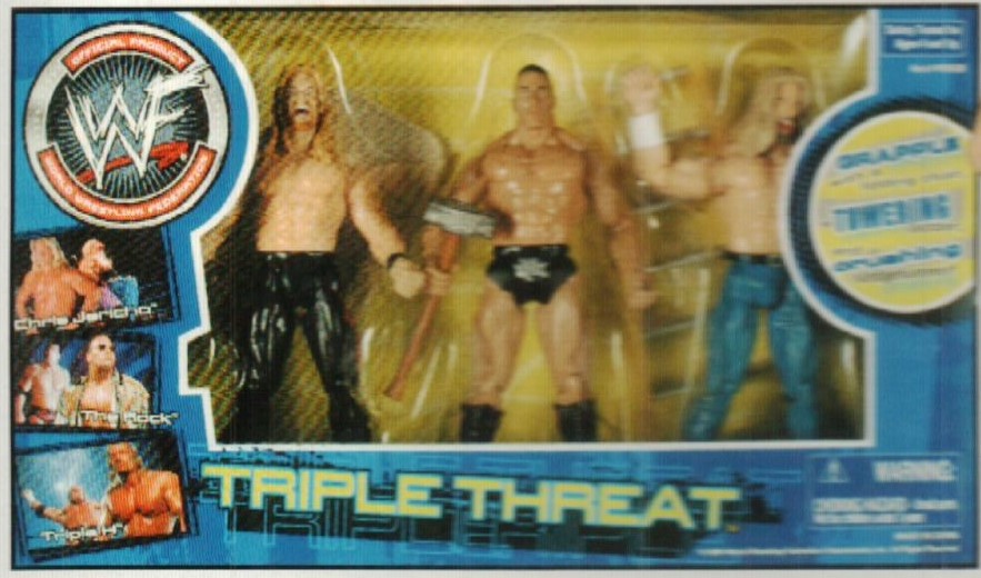 Triple Threat (Chris Jericho, Triple H, The Rock)