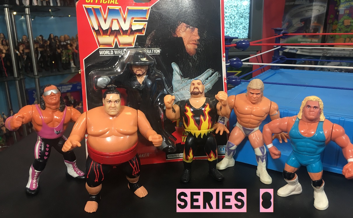 WWF Wrestling Hasbro WWE Hasbro Red Cards Series 8 Bam Bam Bigelow, Bret 