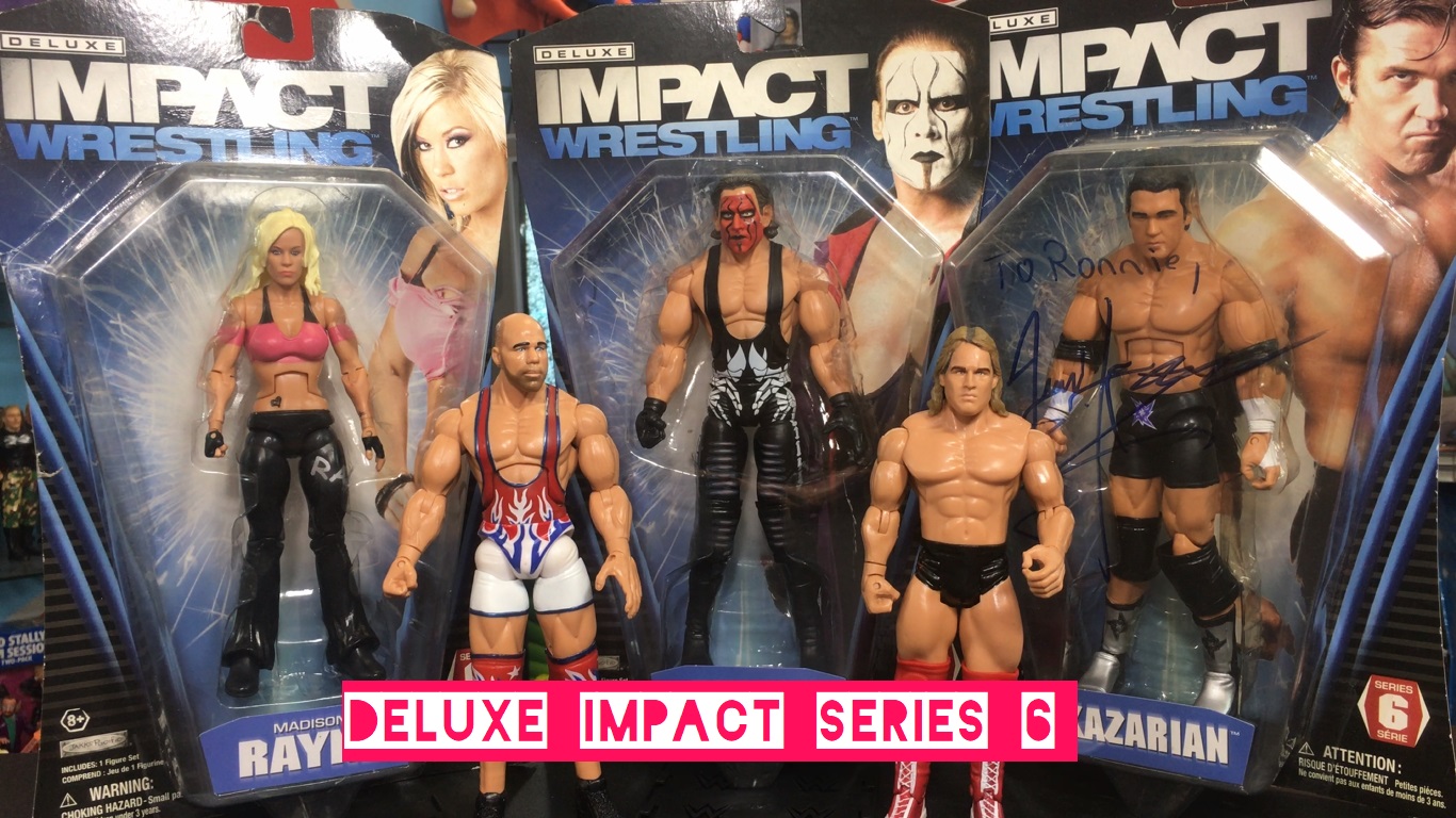 TNA Impact Wrestling Jakks Deluxe Aggression Series 6 Kaz Kazarian Kurt Angle Madison Rayne Sting Ruthless Legends of the Ring Classic Superstars Terry Taylor Figures